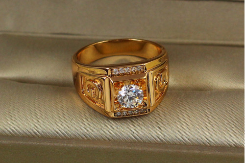 Печатка Xuping Jewelry Георг 18,19,20,21 золотиста 21