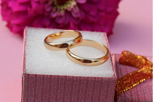 Обручка Xuping Jewelry класика 4 мм 16,17,18,19,20,21,22,23,24 золотиста 17