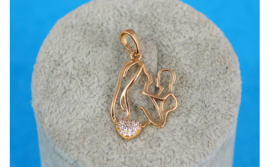 Кулон Xuping Jewelry мати і дитя 2.3 см золотистий