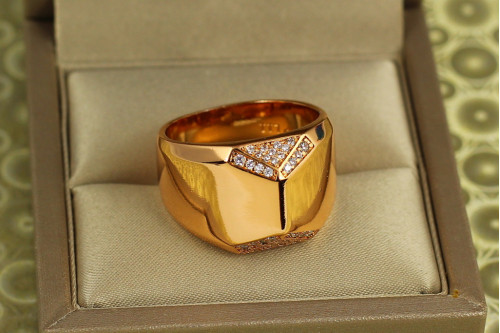 Кільце Xuping Jewelry Грань досконалості р 21 золотисте