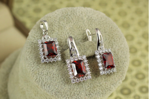 Набір Xuping Jewelry королівський гамбіт сріблястий