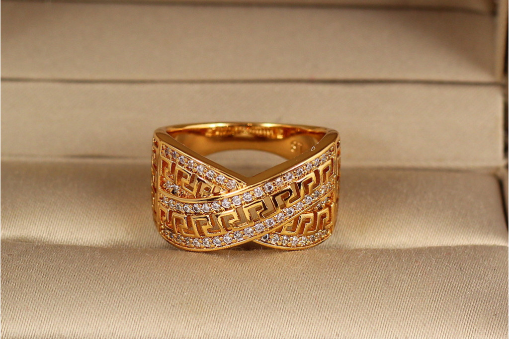 Кільце Xuping Jewelry Олімпія р 19 золотисте