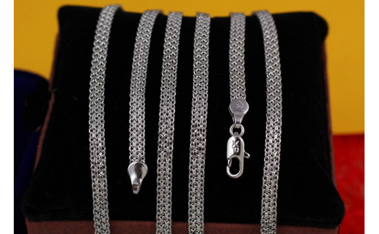Ланцюг Xuping Jewelry новий бісмарк 60 см 4 мм сріблястий