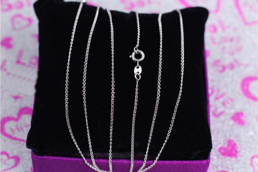 Цепь Xuping Jewelry якорная 35 см 1 мм серебристая