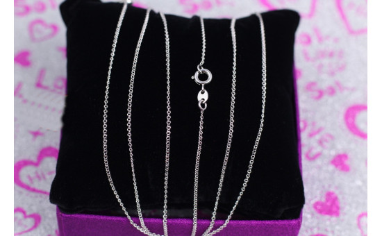 Цепь Xuping Jewelry якорная 35 см 1 мм серебристая