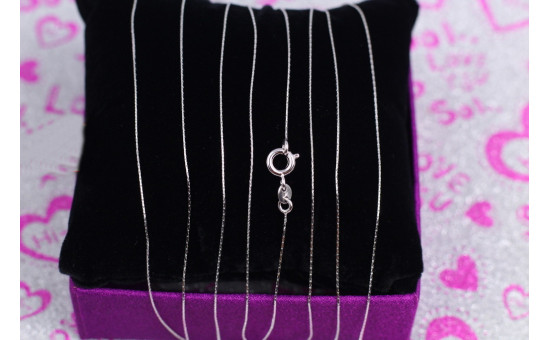 Цепь Xuping Jewelry волосок 40 см 0,5 мм серебристая