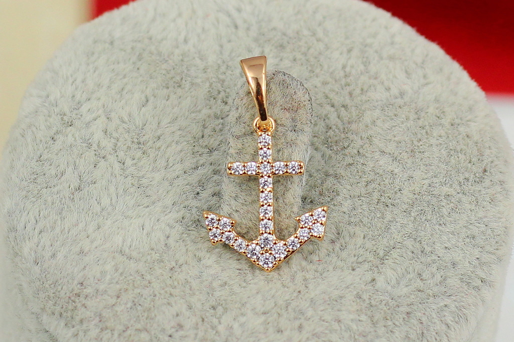 Кулон Xuping Jewelry  Вера Надежда 1,5 см золотистый