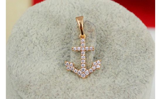 Кулон Xuping Jewelry Віра Надія 1,5 см золотистий