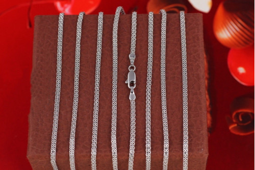 Ланцюг Xuping Jewelry бісмарк 45 см 2 мм сріблястий
