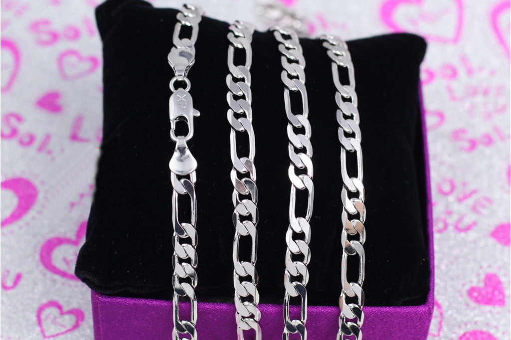 Ланцюг Xuping Jewelry фігаро 60 см 5,5 мм сріблястий
