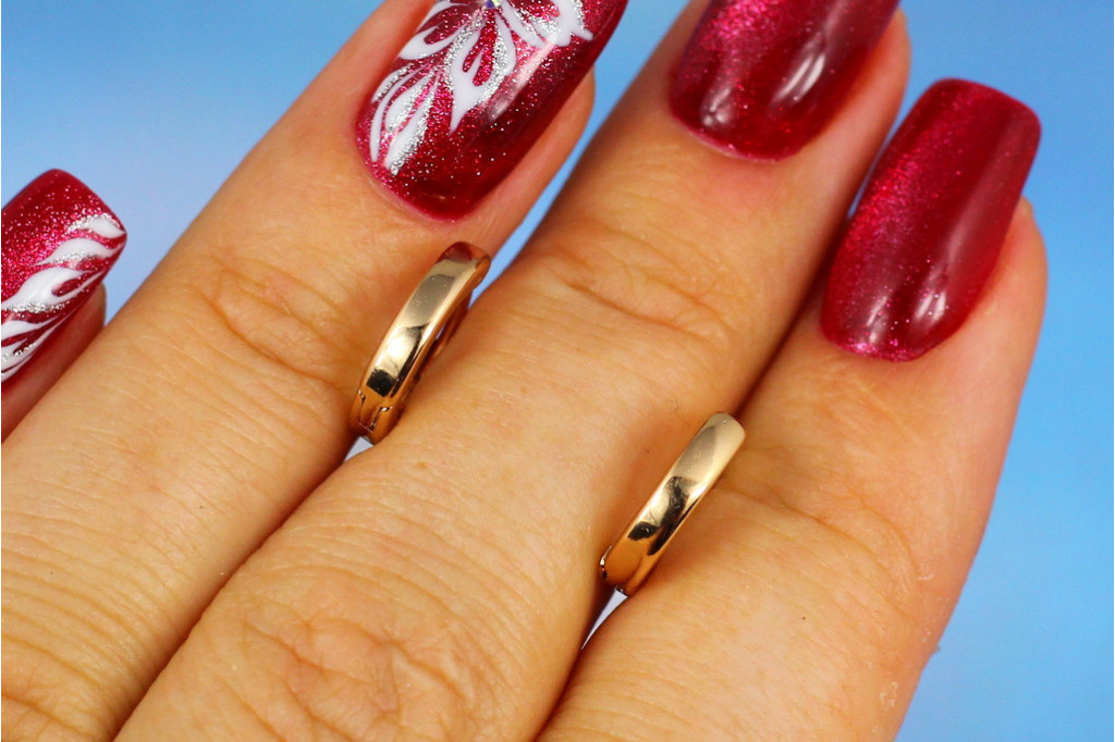 Сережки Xuping Jewelry колечка 1,1 см золотисті