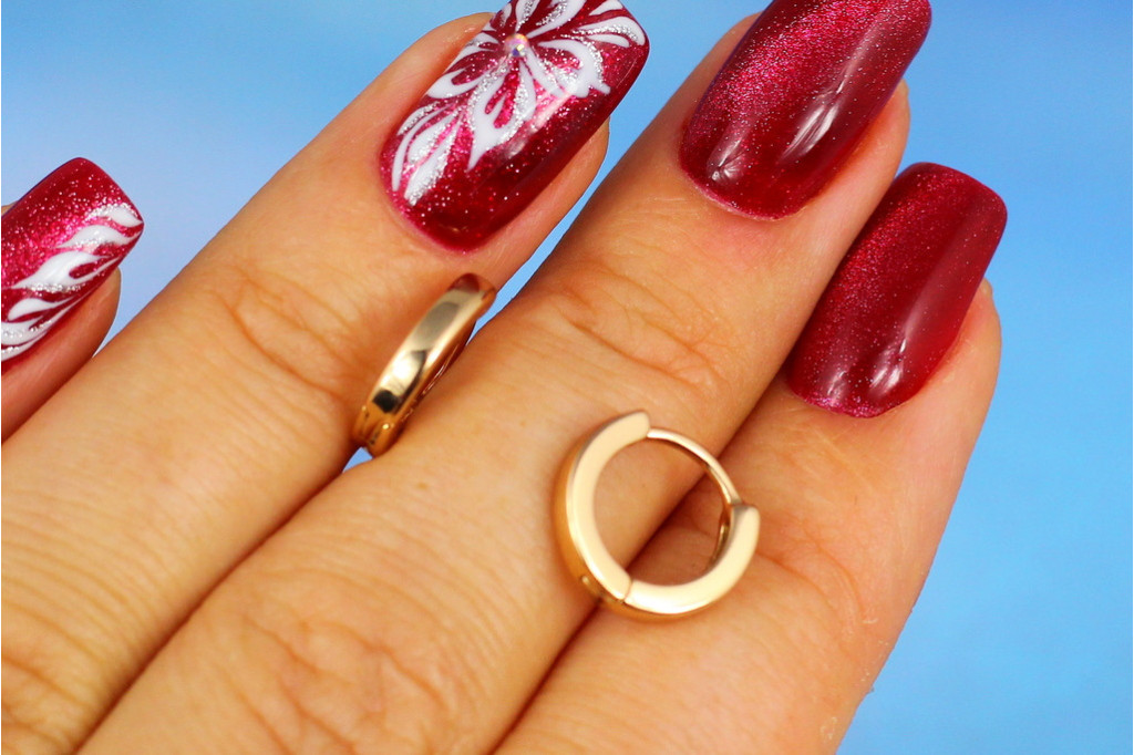 Сережки Xuping Jewelry колечка 1,1 см золотисті