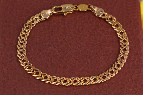 Браслет Xuping Jewelry ромб 18 см 5 мм золотистий